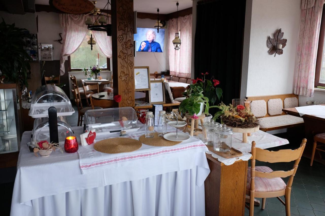 Cafe Pension Sonnenkanzel 스타츠바드브루케나우 외부 사진