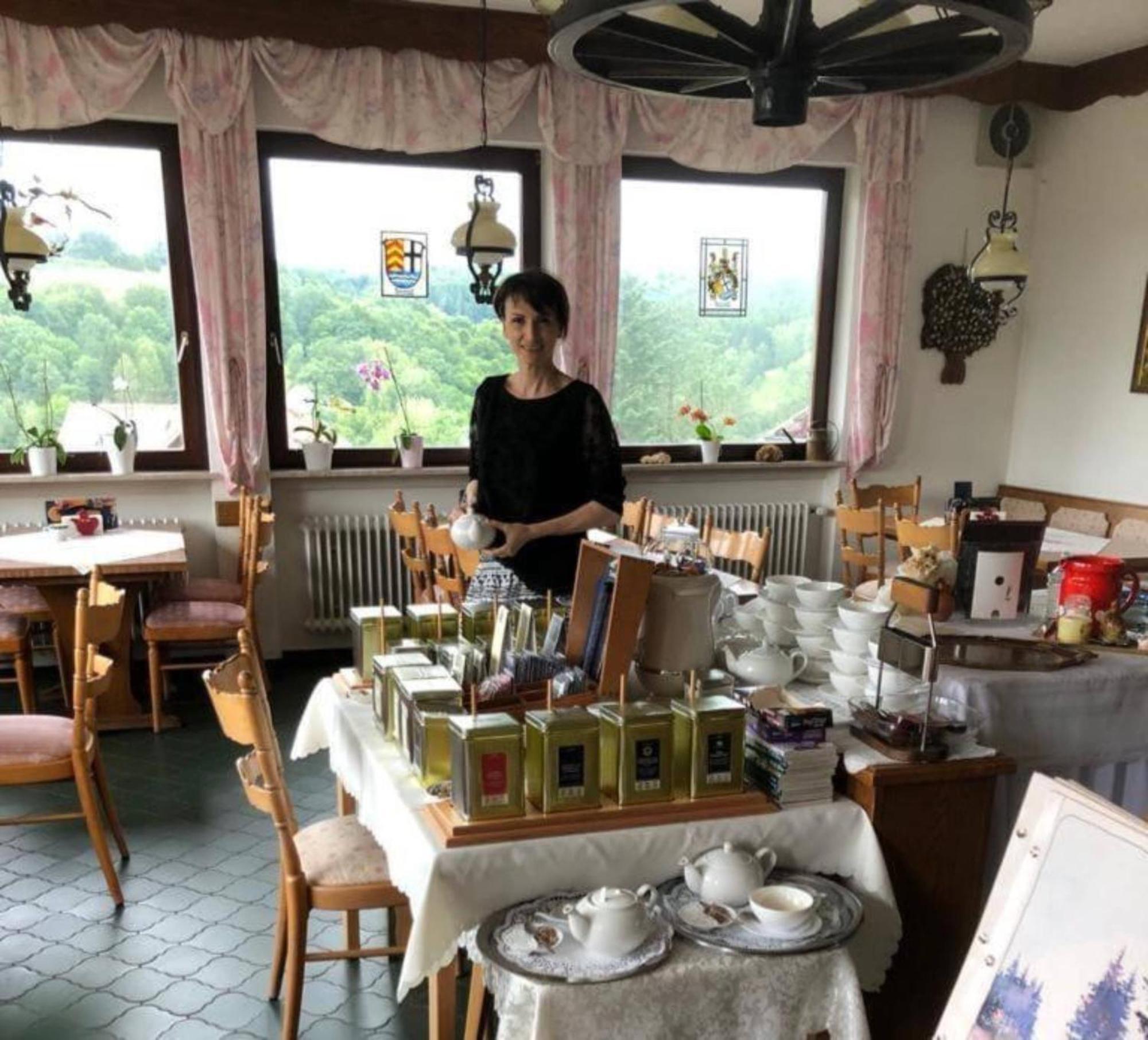 Cafe Pension Sonnenkanzel 스타츠바드브루케나우 외부 사진