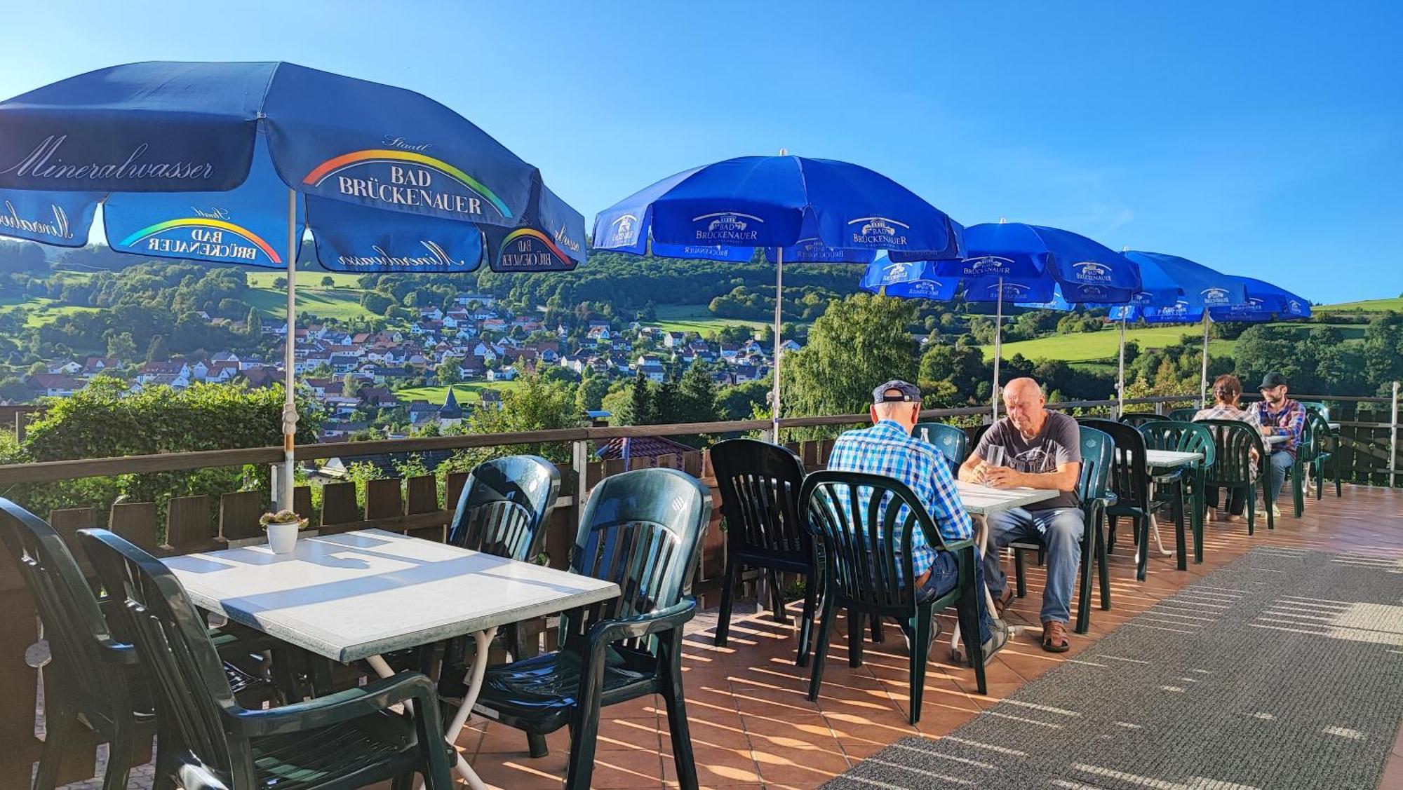 Cafe Pension Sonnenkanzel 스타츠바드브루케나우 외부 사진