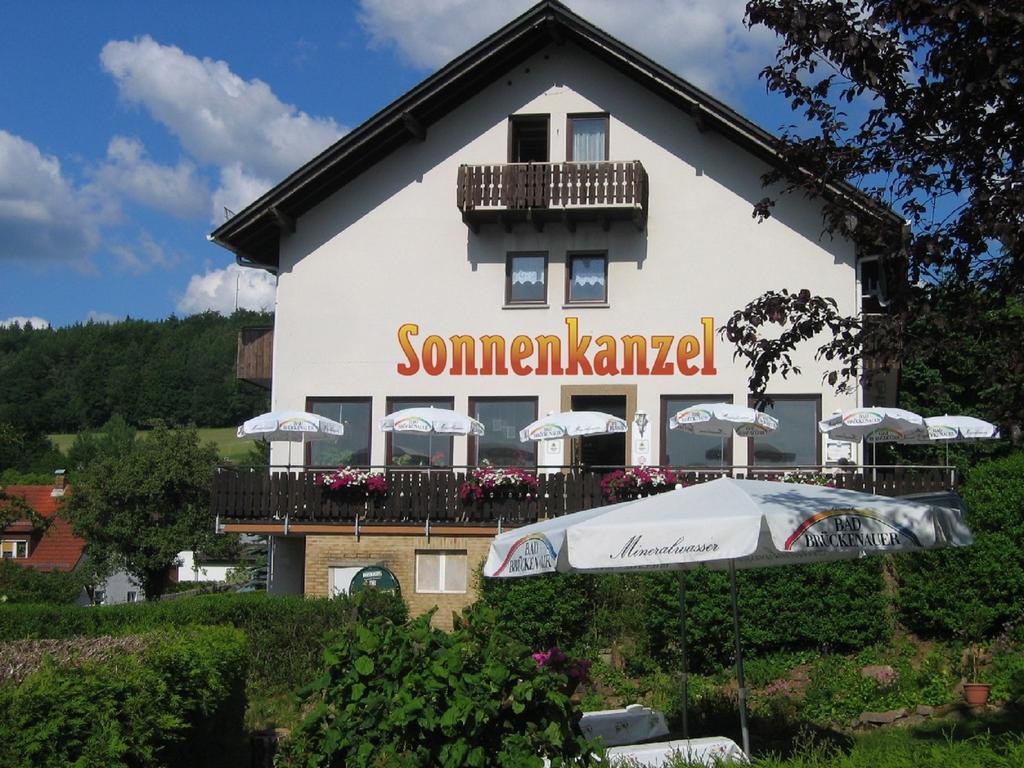 Cafe Pension Sonnenkanzel 스타츠바드브루케나우 외부 사진